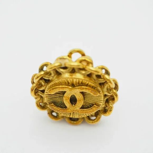 CHANEL Authentic Gold Earrings